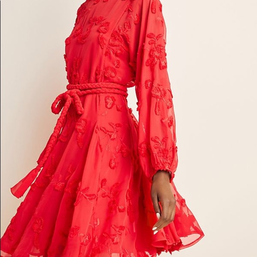 Anthropologie Amal Textured Mini Dress